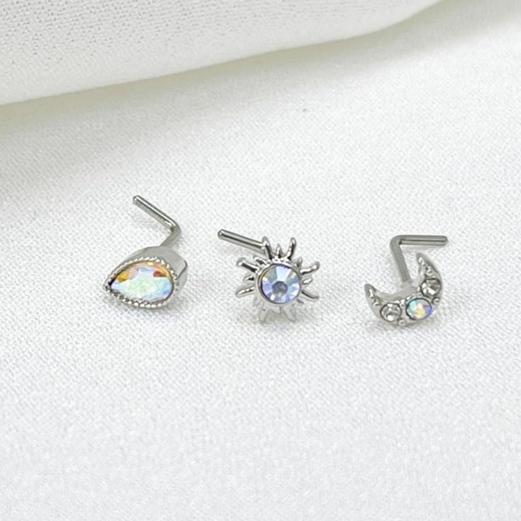 3 Nose Rings